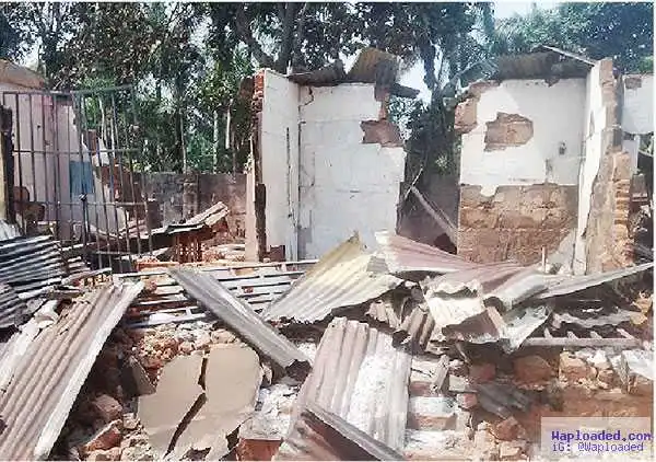 Photo:‘Ghosts’ Set Shops Ablaze In Anambra Over High Cost Of Goods